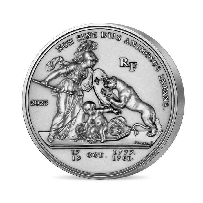 2023年 リベルタス・アメリカーナ 250ユーロ大型銀貨 アンティーク仕上げ