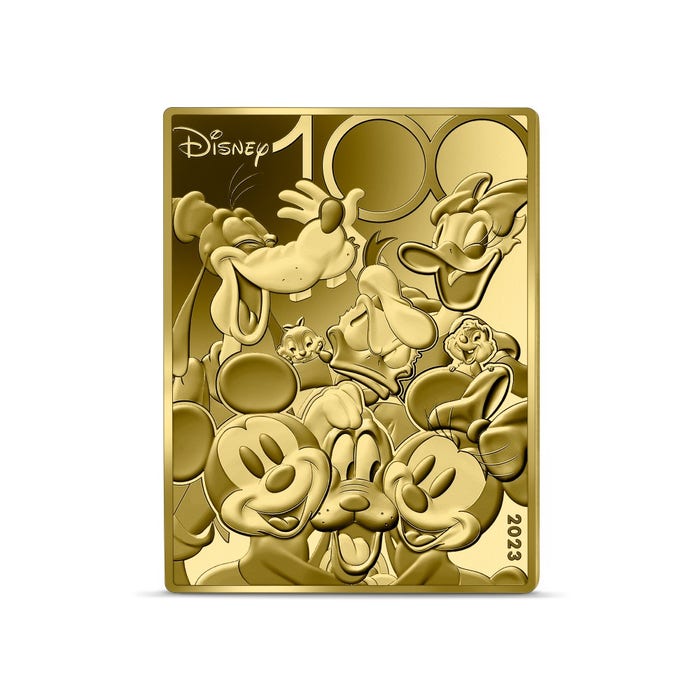 ディズニー創立100周年記念 200ユーロ 1オンス金貨 プルーフ 2023年