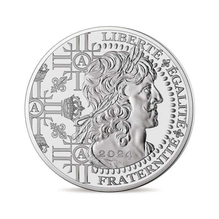 フランスの金貨シリーズ:ルイドール 100ユーロ銀貨 2024年銘