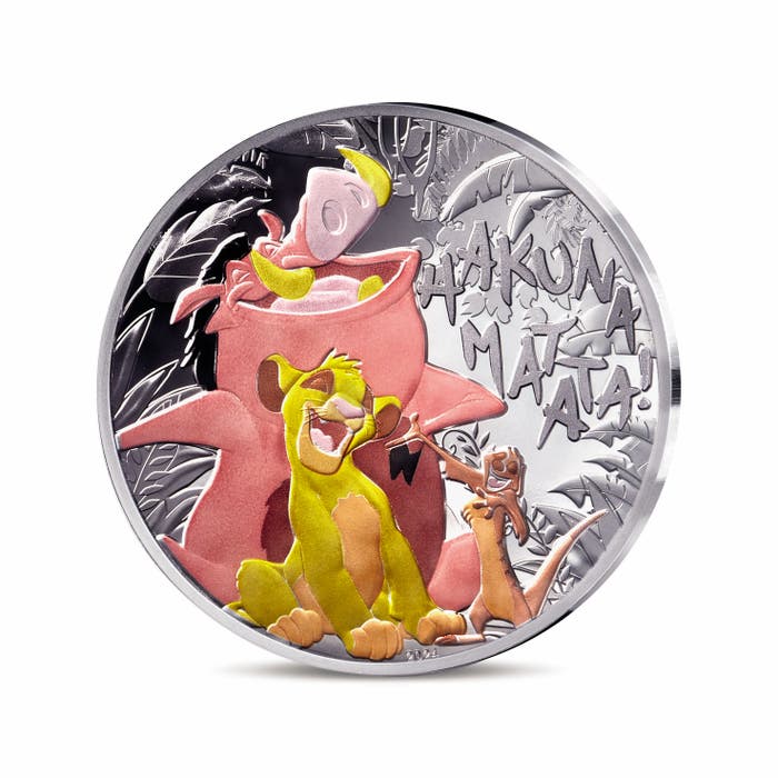 ディズニー『ライオン・キング』公開30周年記念 10ユーロ カラー銀貨 プルーフ