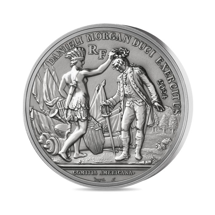 2024年 カウペンスの戦い 25ユーロ ハイリリーフ銀貨 アンティーク仕上げ