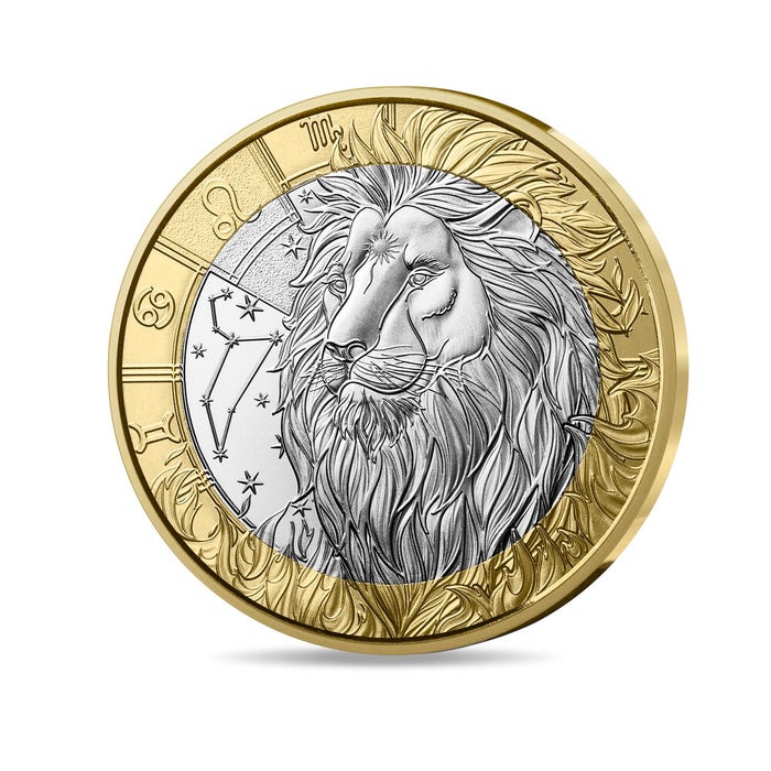 2025年 占星術シリーズ 獅子座 5ユーロ白銅貨 未流通貨