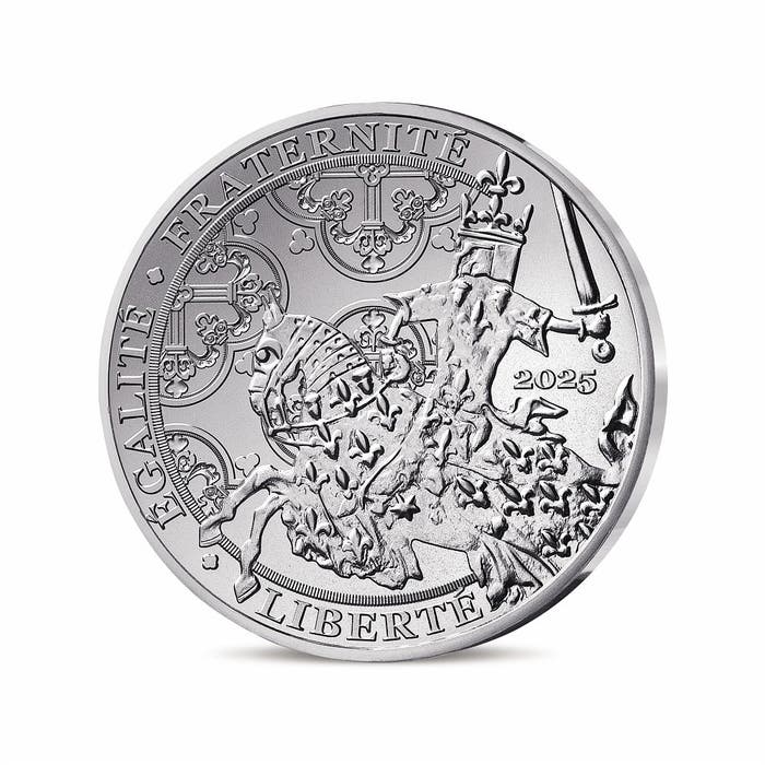 フランスの金貨シリーズ:馬上のフラン 20ユーロ銀貨(2025年)