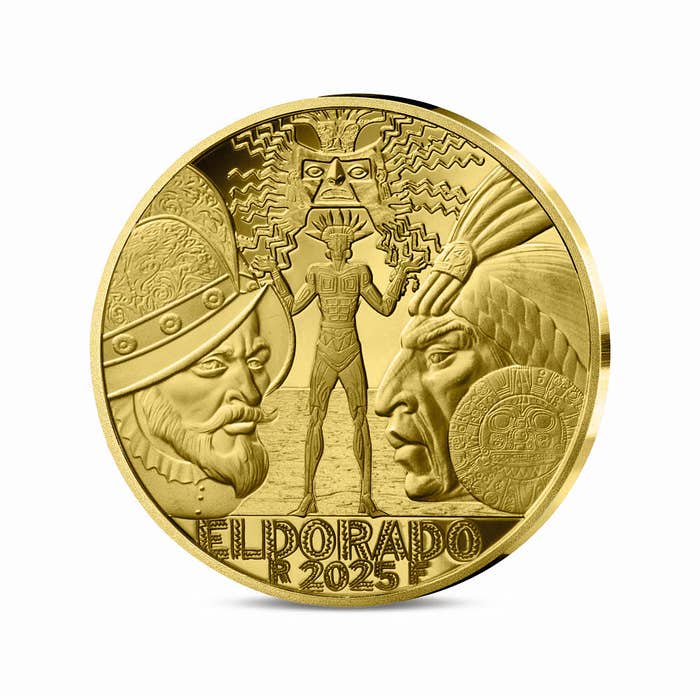 種をまく人 黄金郷エル・ドラード 100ユーロ1/2オンス金貨 プルーフ 2025年