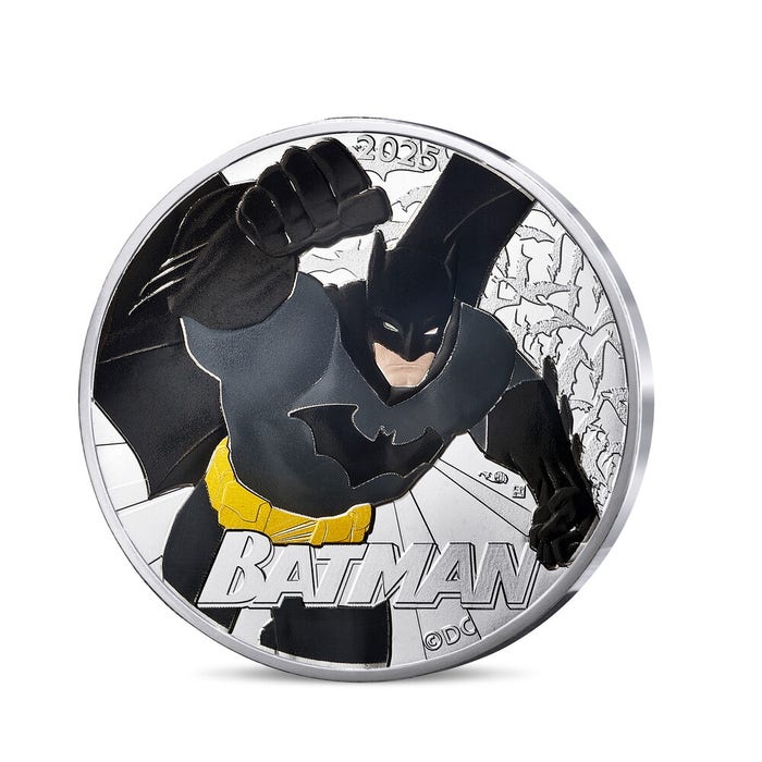 2025年 DCコミックス90周年記念 バットマン 10ユーロ銀貨