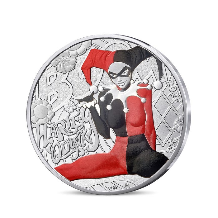 2025年 DCコミックス90周年記念 ハーレイ・クイン 10ユーロ銀貨