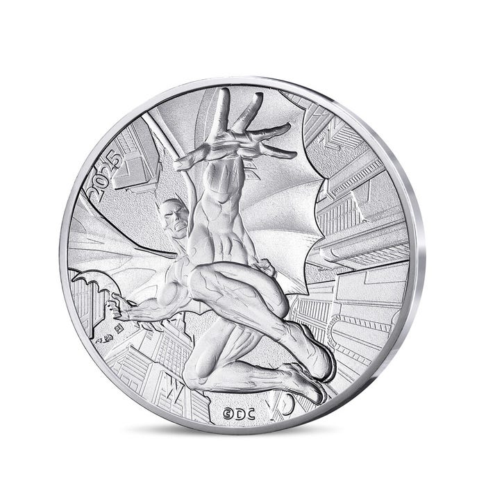 2025年 仏国 DCコミックス90周年 バットマン 10ユーロ銀貨