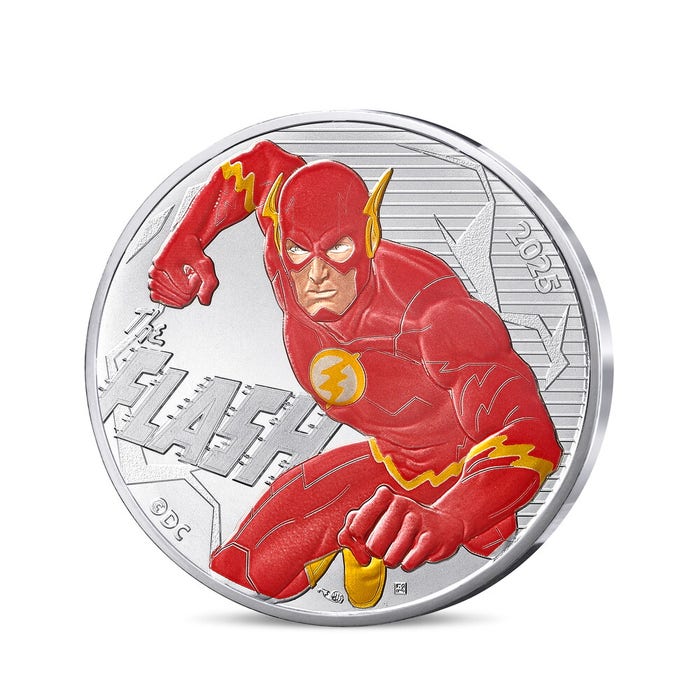 2025年 DCコミックス90周年記念 ザ・フラッシュ 10ユーロ銀貨