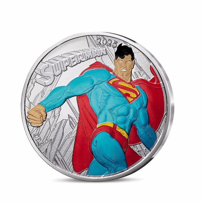 2025年 DCコミックス90周年記念 スーパーマン 10ユーロ銀貨