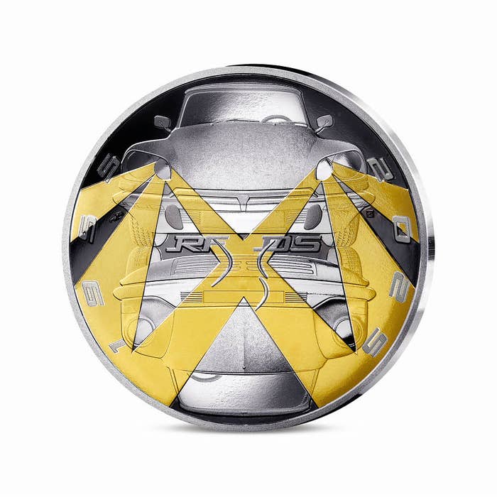 2025年 DSオートモビル誕生70周年記念 10ユーロ銀貨 プルーフ