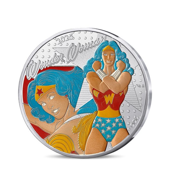 DCコミックス90周年記念 ワンダーウーマン 50ユーロ銀貨 2025年