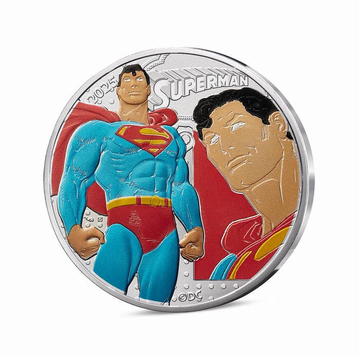 DCコミックス90周年記念 スーパーマン 50ユーロ銀貨 2025年