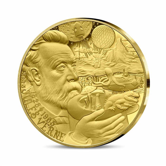 アート・オブ・ザ・クイル ジュール・ヴェルヌ 1/4オンス金貨 2025年