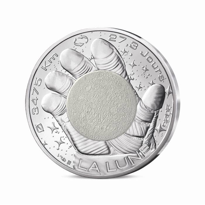 2025年 トマ・ペスケ 宇宙の旅「月」 10ユーロ銀貨