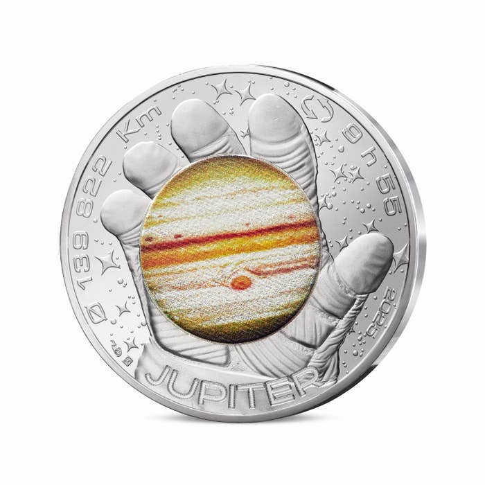 トマ・ペスケ 宇宙の旅 木星 10ユーロ銀貨 2025年