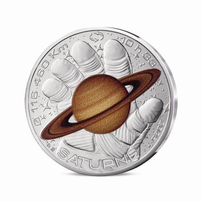 トマ・ペスケ 宇宙の旅 土星 10ユーロ銀貨 2025年