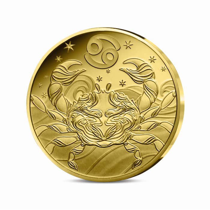 2026年 星座シリーズ 蟹座 5ユーロ 1/2g プルーフ金貨