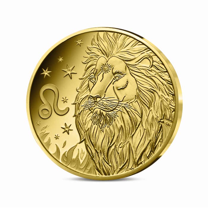 星座シリーズ「獅子座」5ユーロ 1/2g プルーフ金貨 2026年