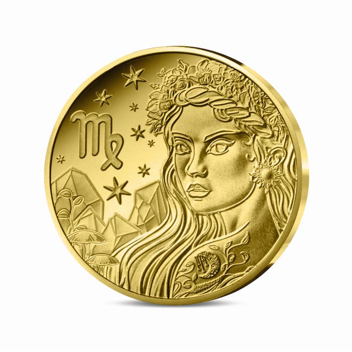 2026年 星座シリーズ 乙女座 5ユーロ 1/2g プルーフ金貨