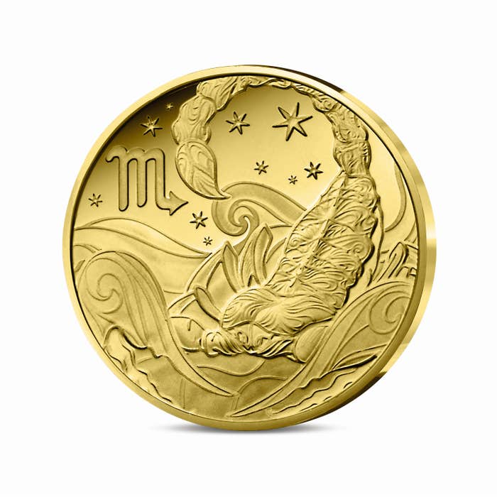 星座シリーズ 蠍座 5ユーロ 1/2g プルーフ金貨 2026年