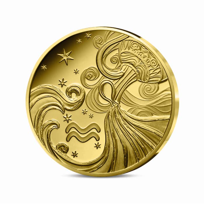 星座シリーズ みずがめ座 5ユーロ 1/2g プルーフ金貨 2026年
