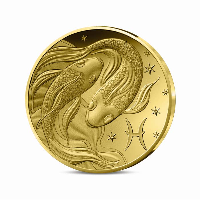 2026年 星座シリーズ 魚座 5ユーロ 1/2g プルーフ金貨