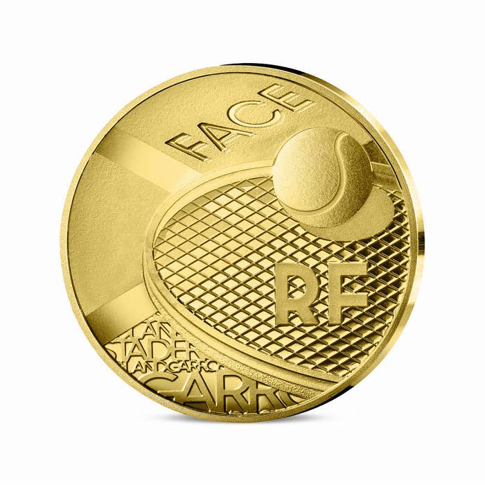 ローラン・ギャロス100周年記念 20ユーロ1/10オンス純金プルーフ貨 2025年
