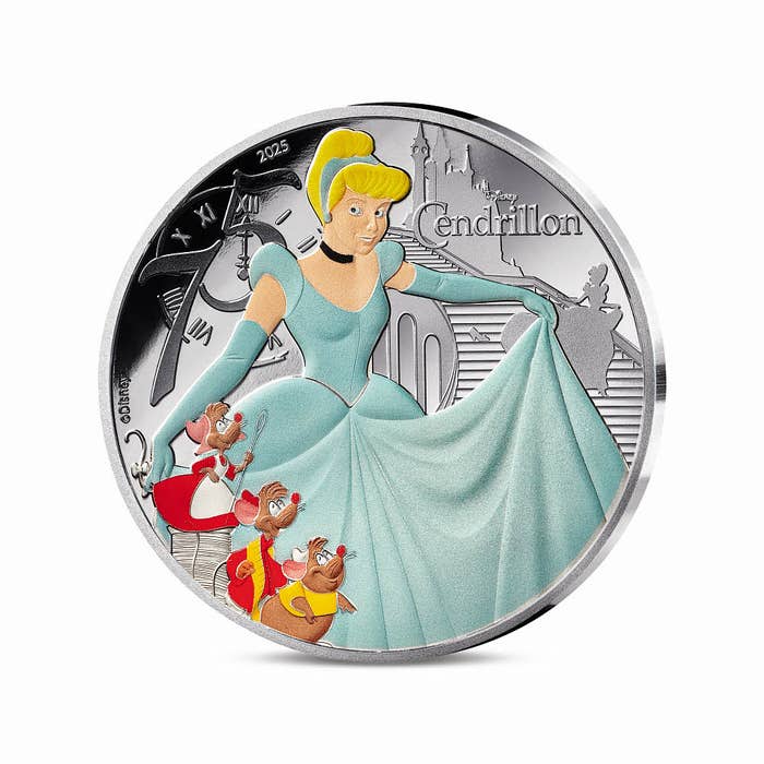 2025年 ディズニー シンデレラ75周年記念 10ユーロ純銀貨 プルーフ