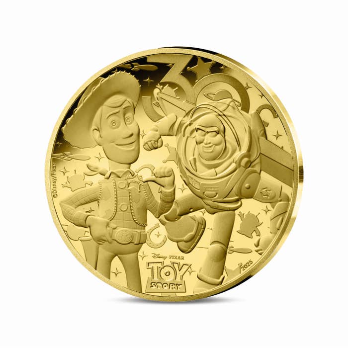 ディズニー トイ・ストーリー30周年記念 50ユーロ 1/4オンス プルーフ金貨