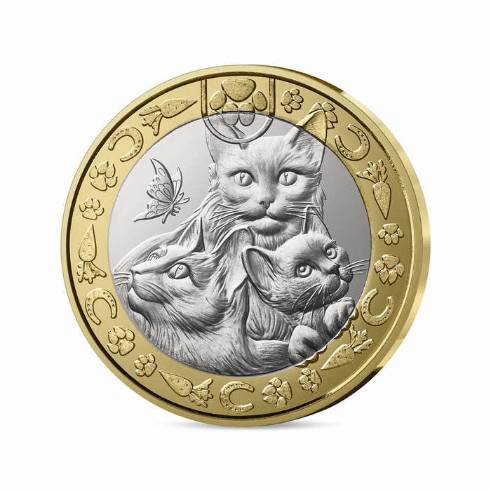 SPA創立180周年記念 フランスの愛される動物 5ユーロ貨 猫 2025年