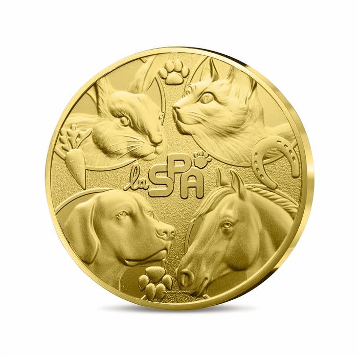 フランスが愛する動物たち 500ユーロ純金貨 2025年