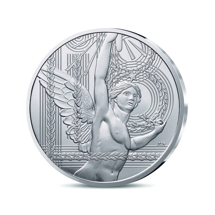 フランスの天才：自由の精神 100ユーロ銀貨 2026年