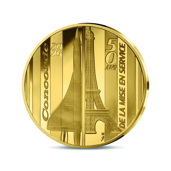 2026年 コンコルド就航50周年記念 200ユーロ 1オンス金貨 プルーフ