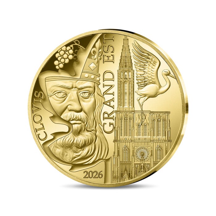 フランス地域圏コレクション グラン・テスト 5ユーロ金貨 2026年 プルーフ