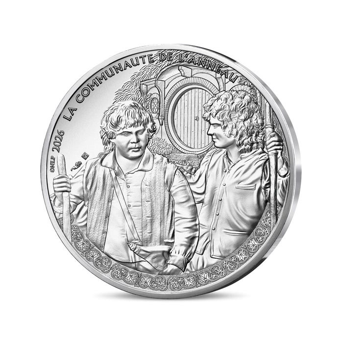 ロード・オブ・ザ・リング 10ユーロ銀貨 フロドとサムの旅立ち 2026年