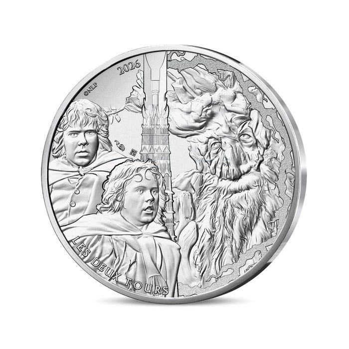 ロード・オブ・ザ・リング 25周年記念 10ユーロ銀貨 メリー、ピピン＆木の髭