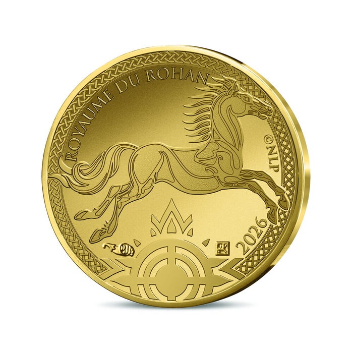 ロード・オブ・ザ・リング公開25周年 ローハンの旗 250ユーロ金貨 BU 2026年