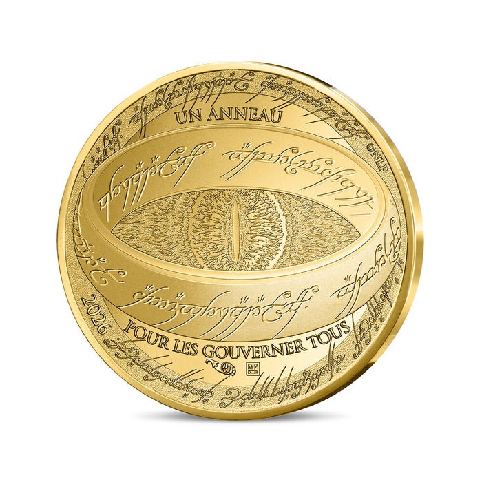 ロード・オブ・ザ・リング公開25周年記念「一つの指輪」500ユーロ金貨