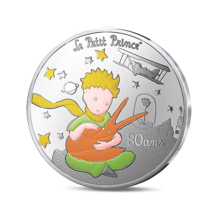 星の王子さま フランス出版80周年記念 10ユーロ銀貨 2026年銘
