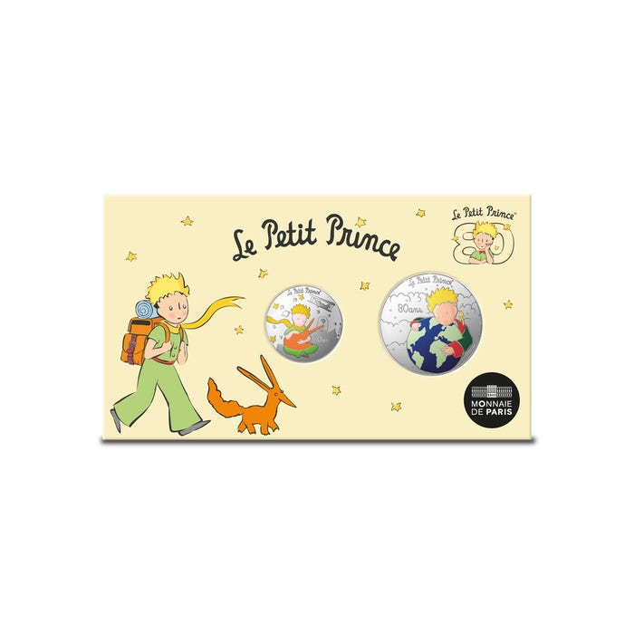 「星の王子さま」フランス出版80周年記念 10・50ユーロ銀貨セット