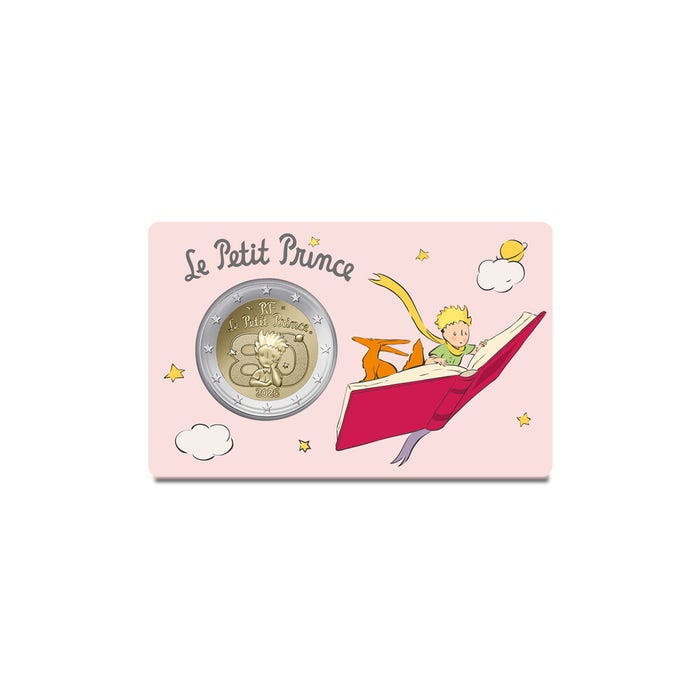 星の王子さま フランス出版80周年記念 2ユーロ硬貨 2026年 完全未使用品