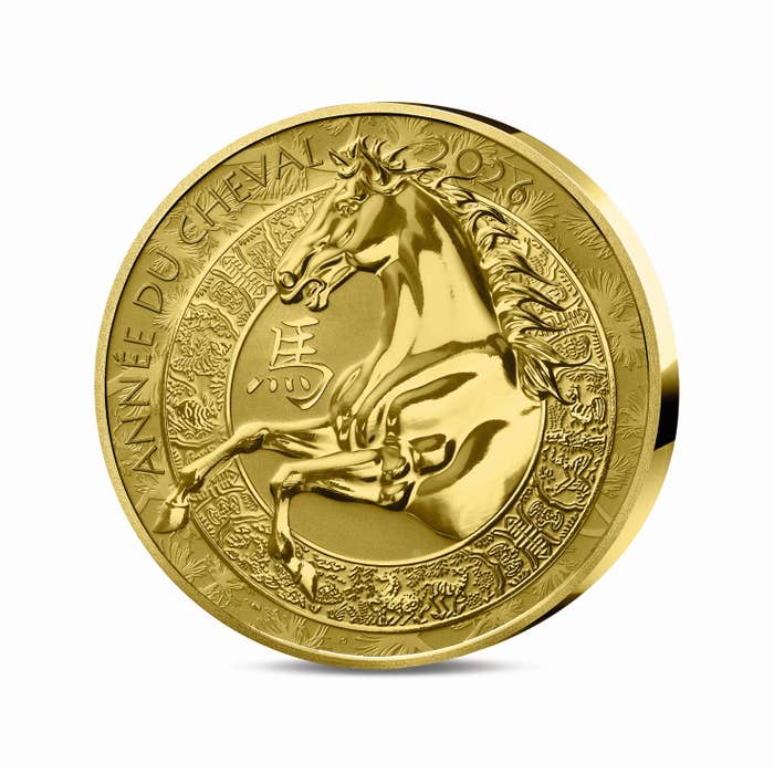 2026年 干支「午」500ユーロ 5オンス プルーフ金貨