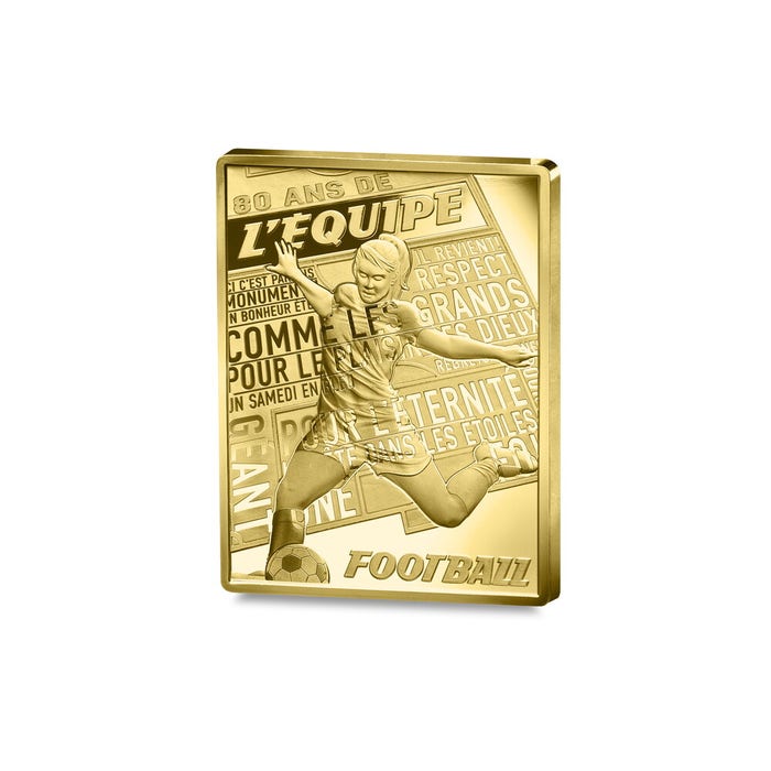 レキップ創刊80周年記念 サッカー 50ユーロ金貨 プルーフ 2026年