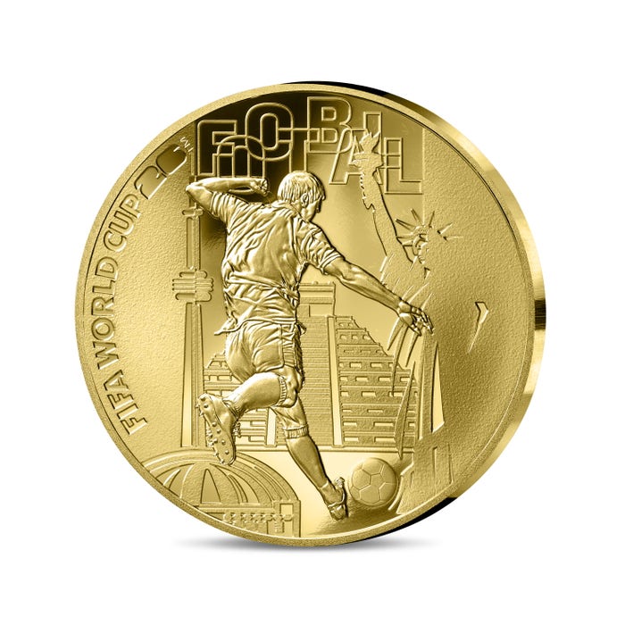 FIFA ワールドカップ 2026 記念 20ユーロ プルーフ金貨