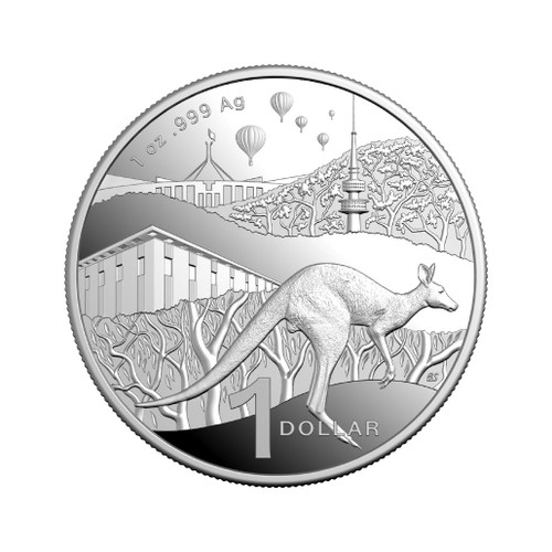 2025年 オーストラリア造幣局60周年 カンガルー 1オンス プルーフ銀貨