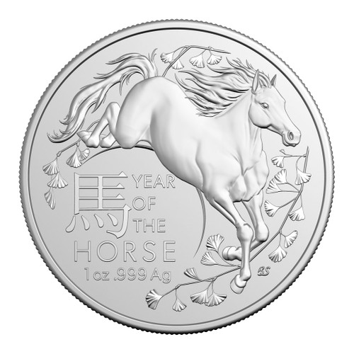 2026年 豪州投資用干支シリーズ「午年」1オンス銀貨 BU