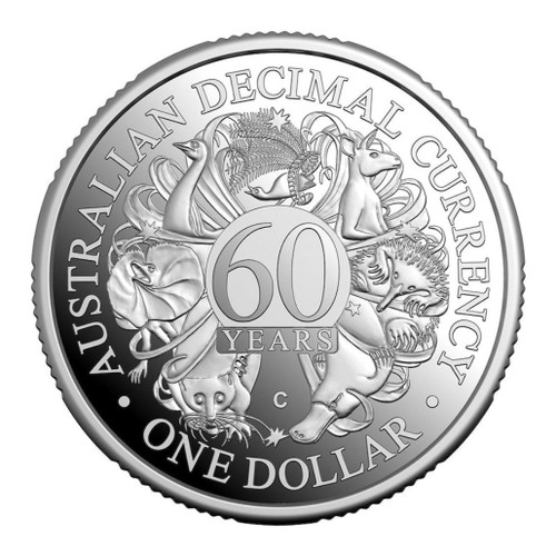 2026年 オーストラリア10進法通貨導入60周年記念 11.66g 純銀貨