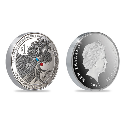 2023年 ヘアリー・マクレリー 40周年記念 1ドル白銅貨 BU