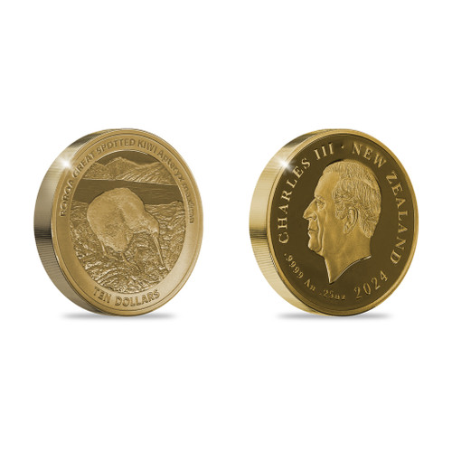 2024年 キウイ 1/4オンス プルーフ金貨