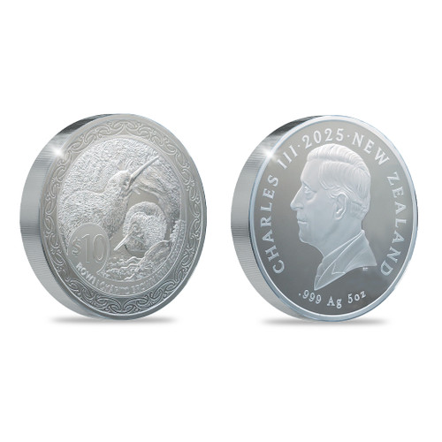 2025年 キウイ(ロウィ) 5オンス プルーフ銀貨